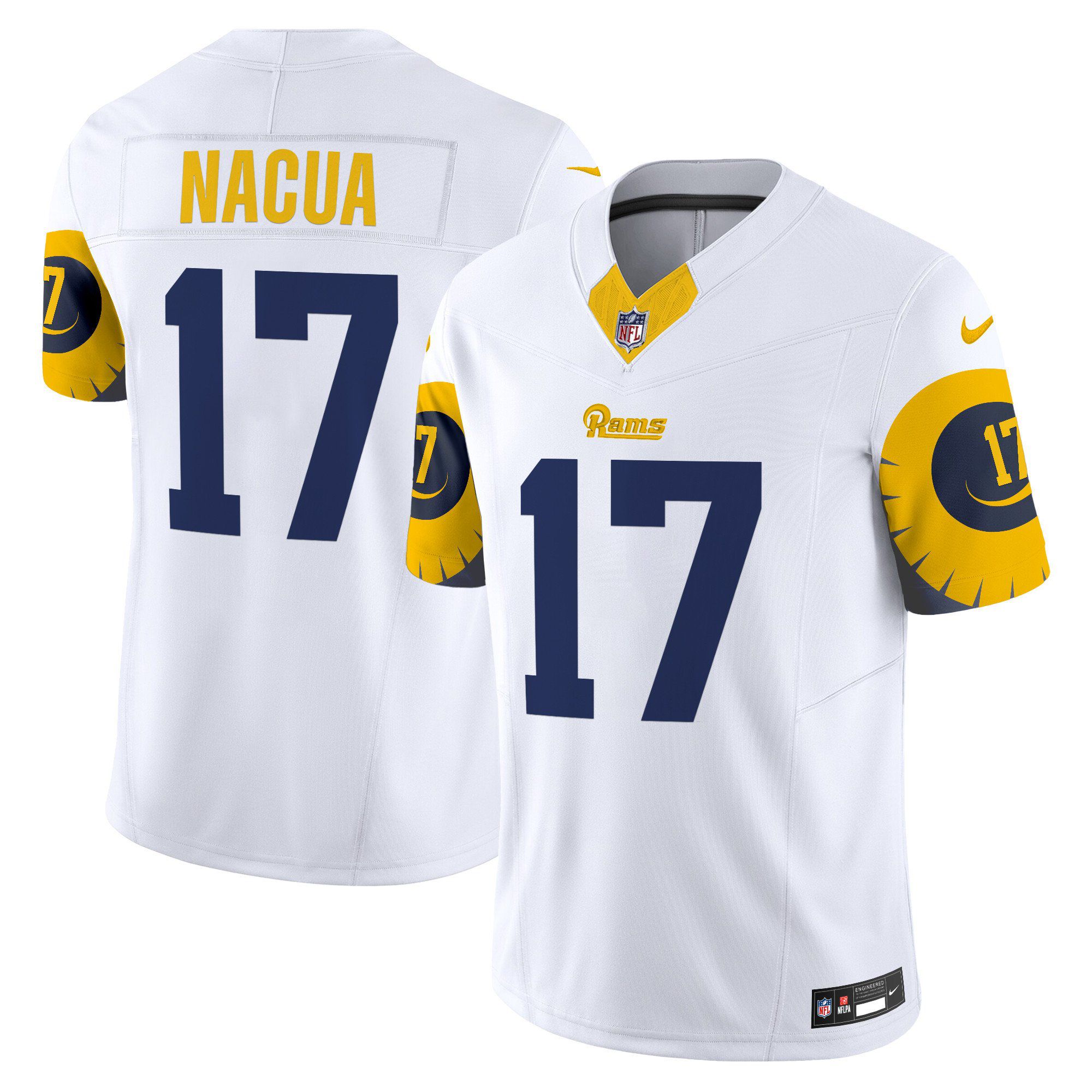 Men Los Angeles Rams #17 Nacua White 2024 Nike Special Vapor Limited NFL Jersey->indianapolis colts->NFL Jersey